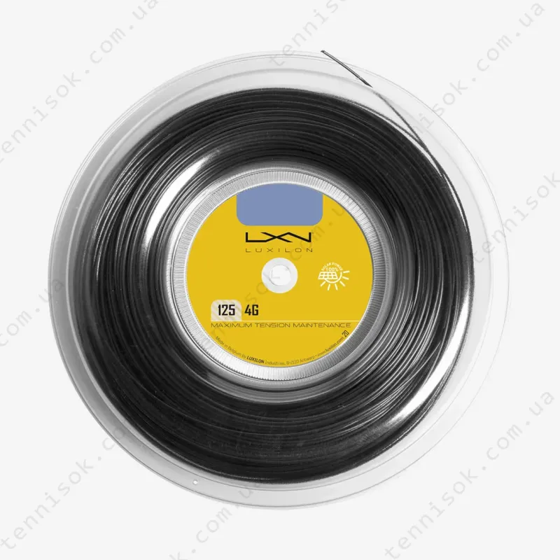 Теннисные струны Luxilon 4G Black 200m WR8308301125