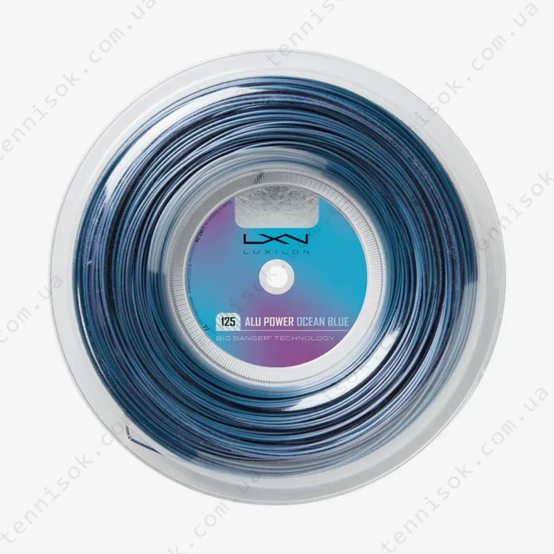 Тенісні струни Luxilon Alu Power Ocean Blue 200m WR8309601125