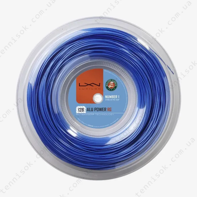 Теннисные струны Luxilon Alu Power RG Blue/White 200m WR8310901128