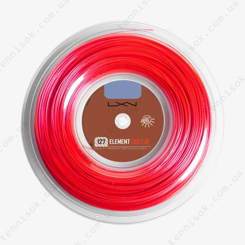 Тенісні струни Luxilon Element IR Soft Iridescent Red 200m WR8308402127