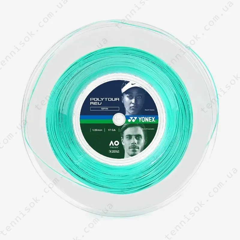 Теннисные струны Yonex Poly Tour Rev Mint (200m)