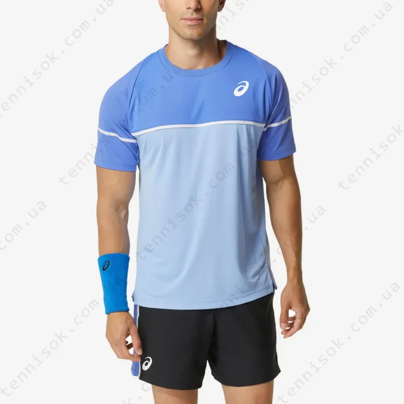 Теннисная футболка Asics Men Game Short Sleeve Top 2041A292-403