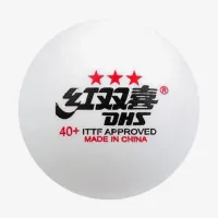 М'ячики DHS Cell-Free Dual 40+ мм 3* White (поштучно)