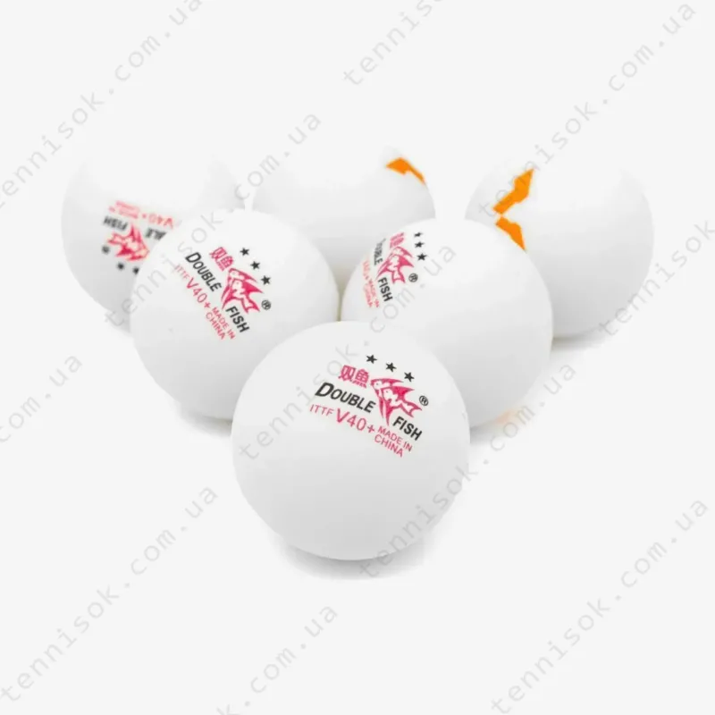 Мячики Double Fish V40+ WTT 3*** 6pcs