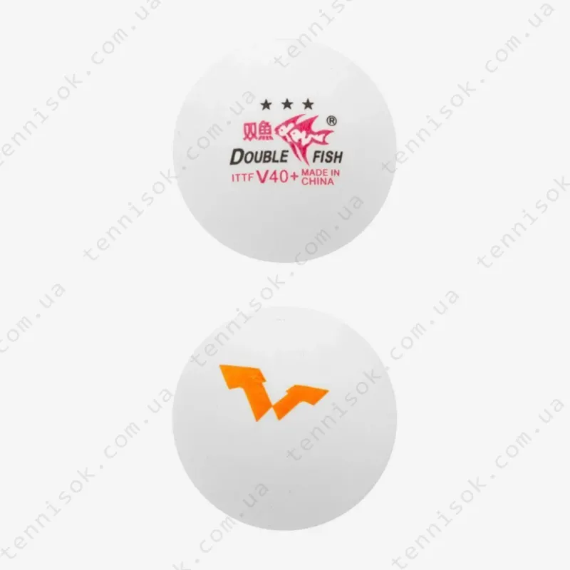 Мячики Double Fish V40+ WTT 3*** 1pcs (поштучно)