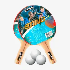 Ракетки для настольного тенниса Stiga Sting 2Set (2 ракетки, 3 мяча)