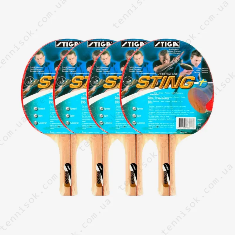 Ракетки для настольного тенниса Stiga Sting 4Set (4 ракетки)