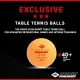 Мячики Donic Exclusive 3* 40+ Orange 3pcs