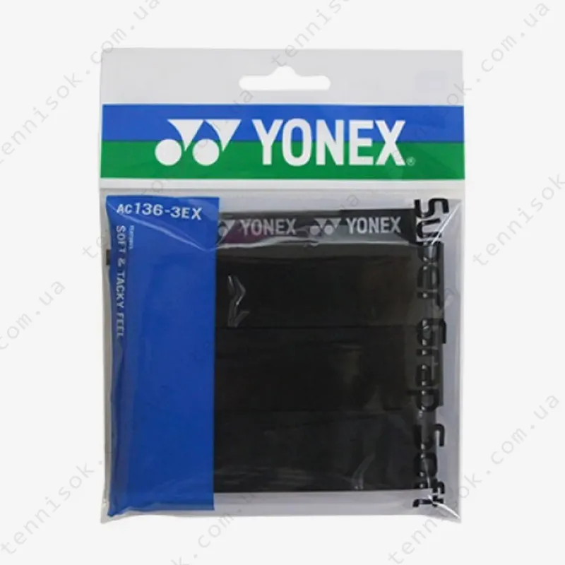Намотки Yonex AC136EX Super Grap Soft Black 3pcs