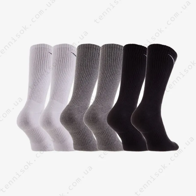 Носки Nike Everyday Cushioned Training Crew Socks 6pcs SX6897-965