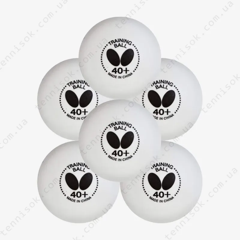 Мячики Butterfly Training Ball 40+ 6pcs