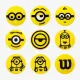 Віброгасники для тенісної ракетки Wilson Minions Vibration Damper 8P WR8406101001