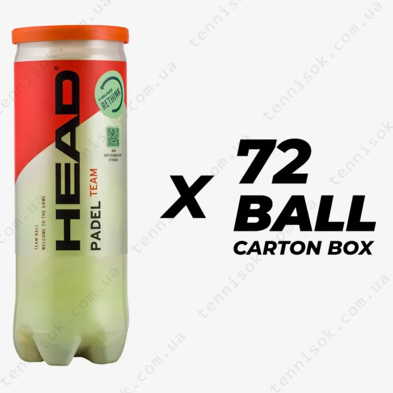Мячи для падела Head Padel Team 72ball