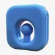 Виброгасители для теннисной ракетки Square Blue Vibration Dampener