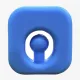 Виброгасители для теннисной ракетки Square Blue Vibration Dampener