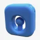 Виброгасители для теннисной ракетки Square Blue Vibration Dampener
