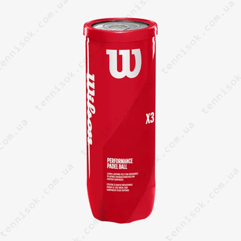 Мячи для падела Wilson X3 ​​Padel 3ball