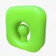Віброгасники для тенісної ракетки Square Neon Green Vibration Dampener