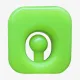 Віброгасники для тенісної ракетки Square Neon Green Vibration Dampener