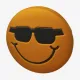 Виброгасители для теннисной ракетки Happy Smile Orange in Glasses Vibration Dampener