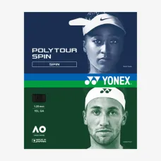 Теннисные струны Yonex Poly Tour Spin Black 12,2m (размотка)
