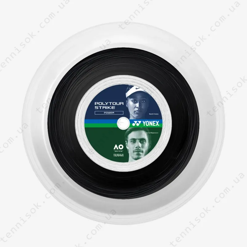 Теннисные струны Yonex Polytour Strike Black (200m)