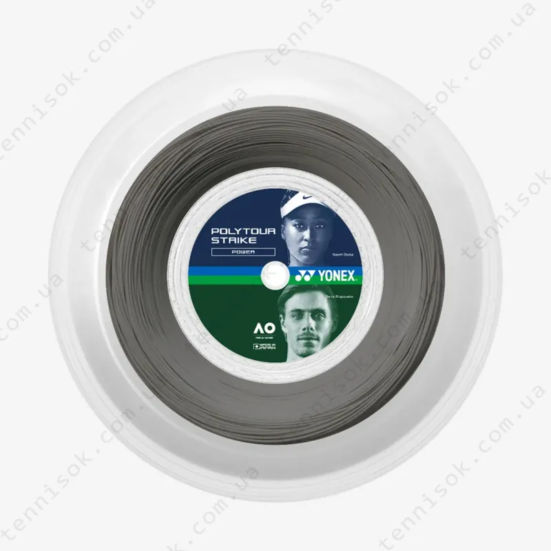 Тенісні струни Yonex Polytour Strike Iron Gray (200m)