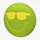 Виброгасители для теннисной ракетки Happy Smile Green in Glasses Vibration Dampener