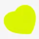 Виброгасители для теннисной ракетки Heart Neon Yellow Vibration Dampener