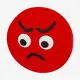 Виброгасители для теннисной ракетки Angry Smile Red Vibration Dampener