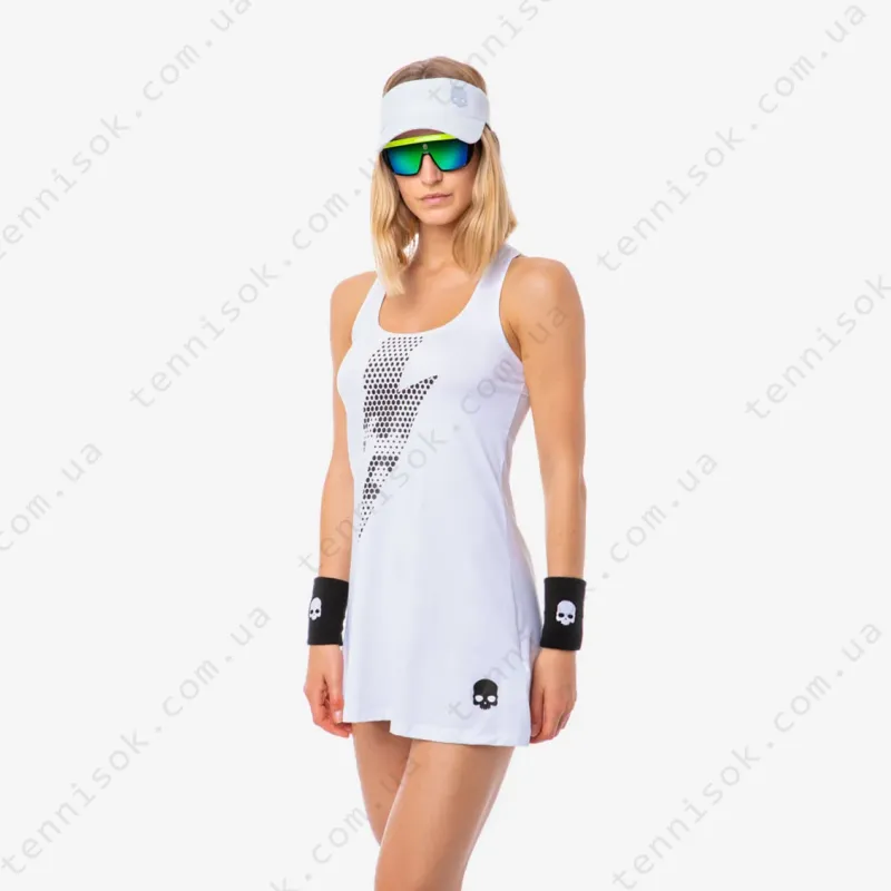 Теннисное платье Hydrogen Tech Thunderbolt Dress T01200-001