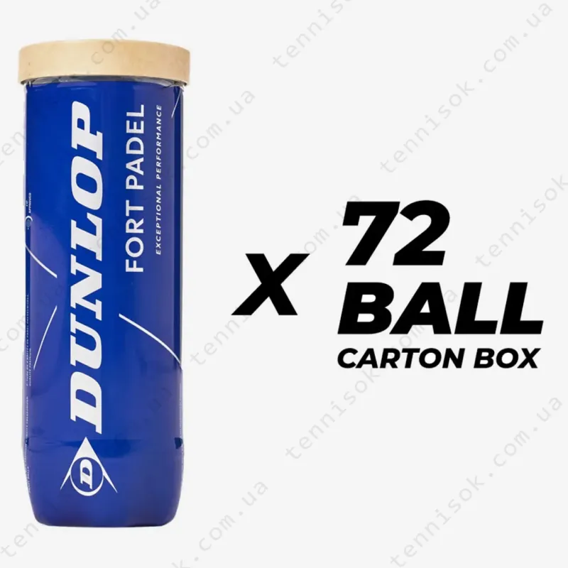 М'ячі для паделу Dunlop Fort Padel 72ball