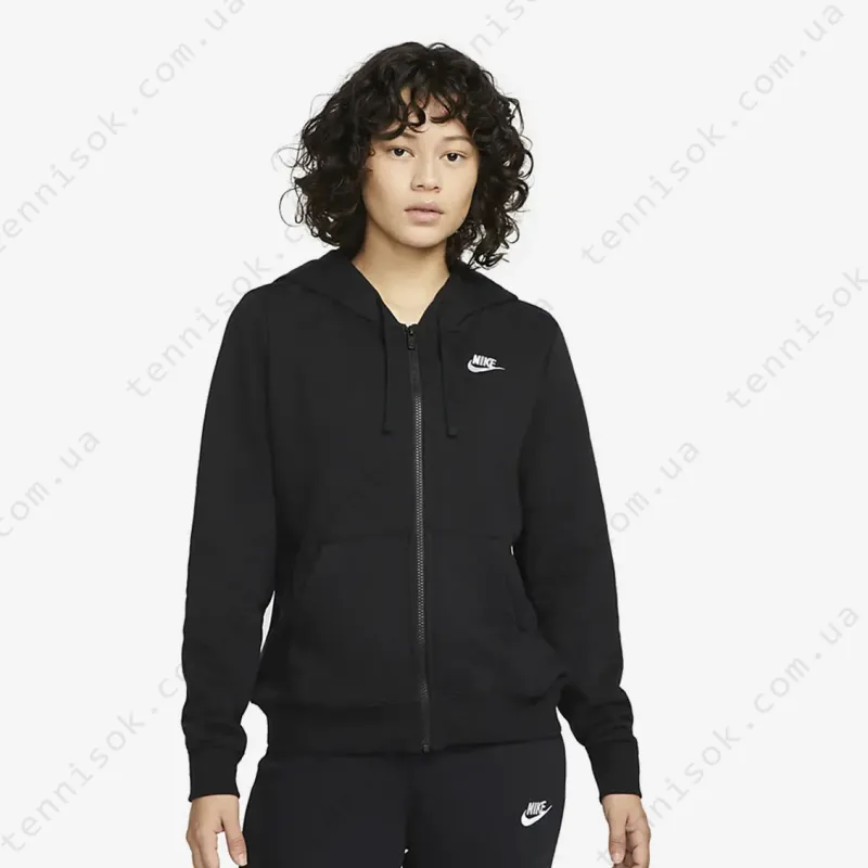 Толстовка жіноча Nike Sportswear Club Fleece DQ5471-010