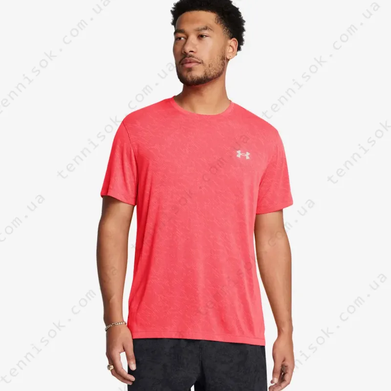Теннисная футболка Under Armour Launch Camo Short Sleeve 1386681-713