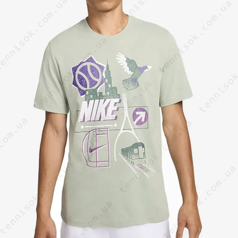 Теннисная футболка Nike Court Dri-Fit US Open Tennis FZ8109-370
