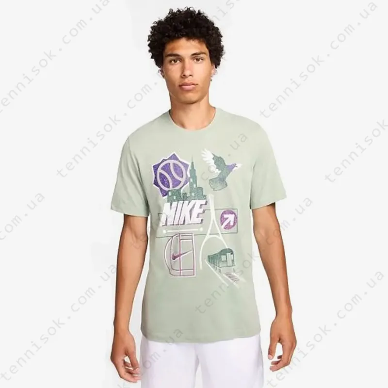 Теннисная футболка Nike Court Dri-Fit US Open Tennis FZ8109-370