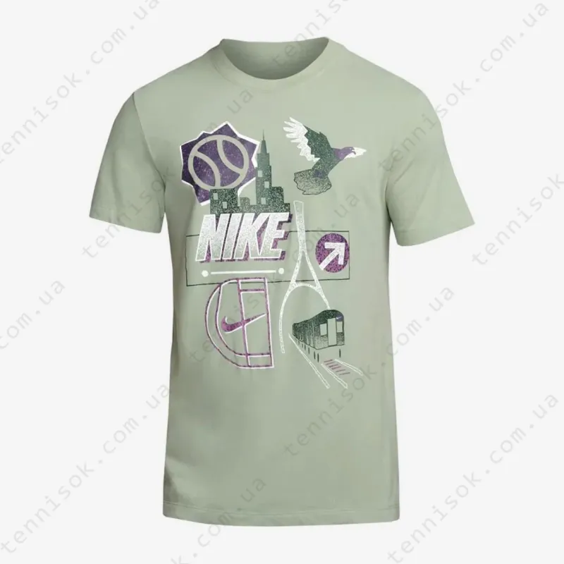 Теннисная футболка Nike Court Dri-Fit US Open Tennis FZ8109-370