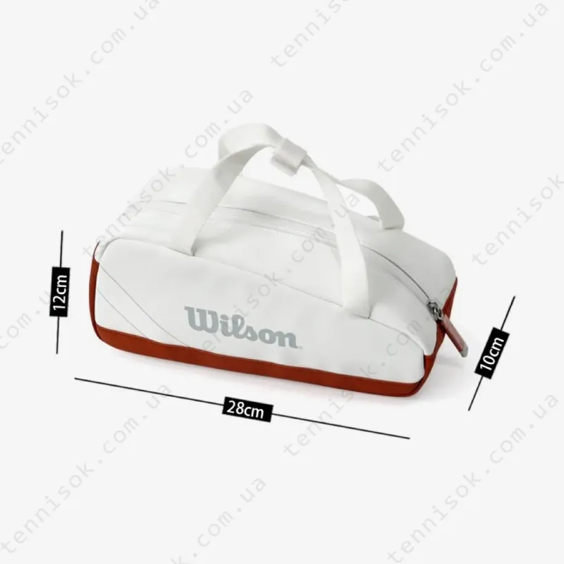Сумка-косметичка Wilson Roland Garros 2024 Mini Bag Cream/Clay WR8034901001