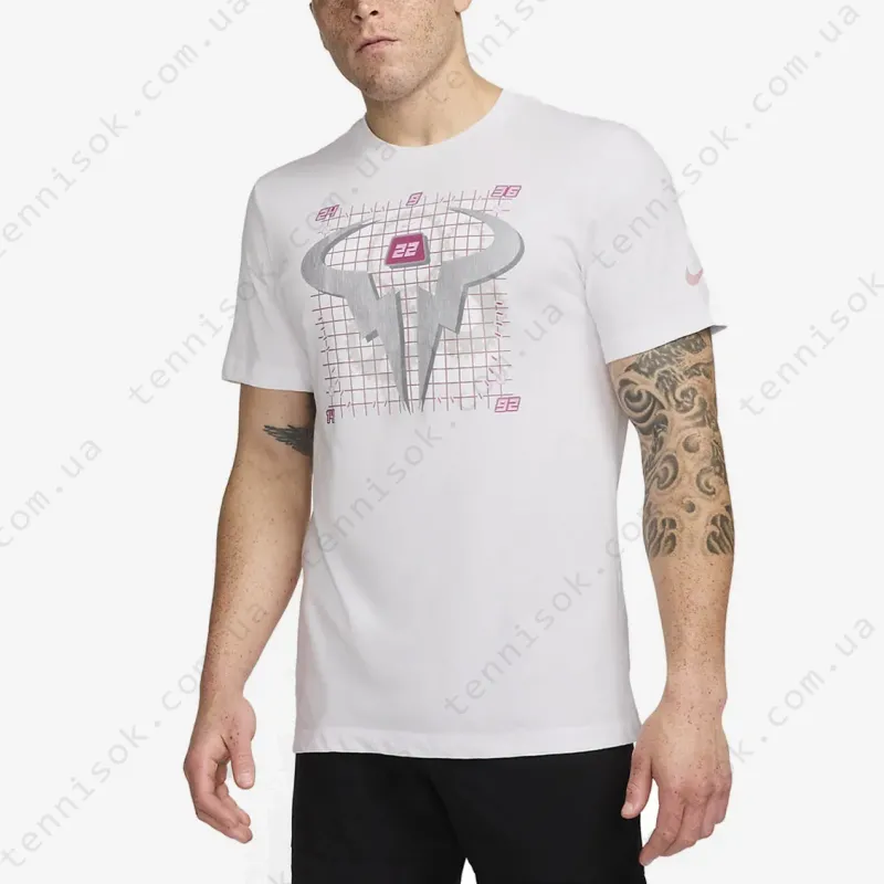 Теннисная футболка Nike Rafa Dri-Fit Tennis FZ8113-100