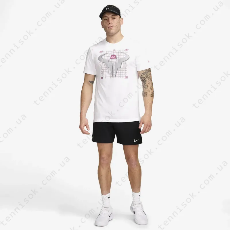 Теннисная футболка Nike Rafa Dri-Fit Tennis FZ8113-100
