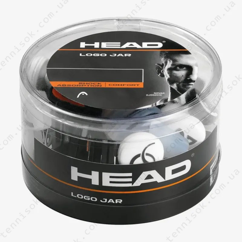 Віброгасники для тенісної ракетки Head Logo Jar Transparente