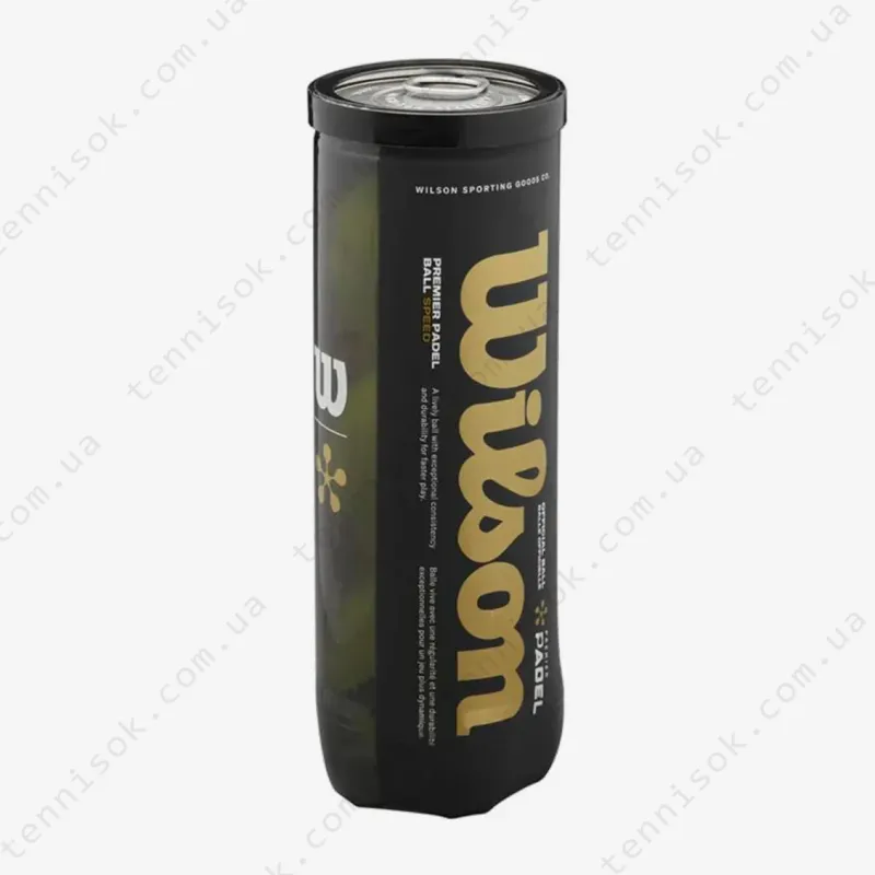 Мячи для падела Wilson Premier Padel Speed Balls 3ball WR8908501001