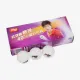 Мячики DHS Cell-Free Dual 40+ мм 1* White