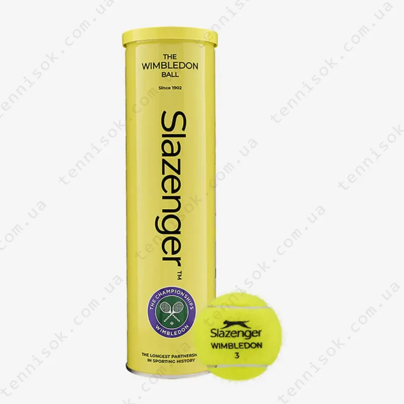 Тенісні м'ячі Slazenger Wimbledon 2025 72ball