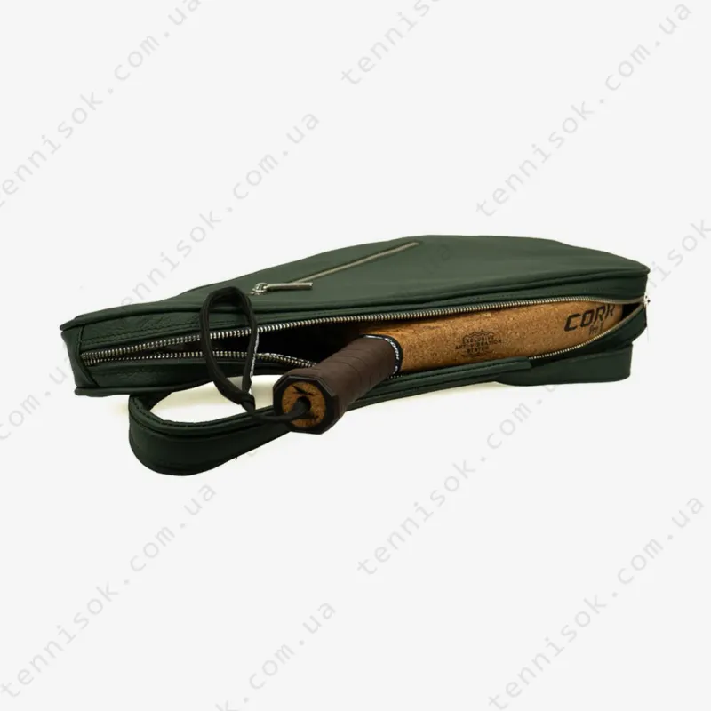 Чехол для падел ракетки Cork Padel Racket Leather Cover Green