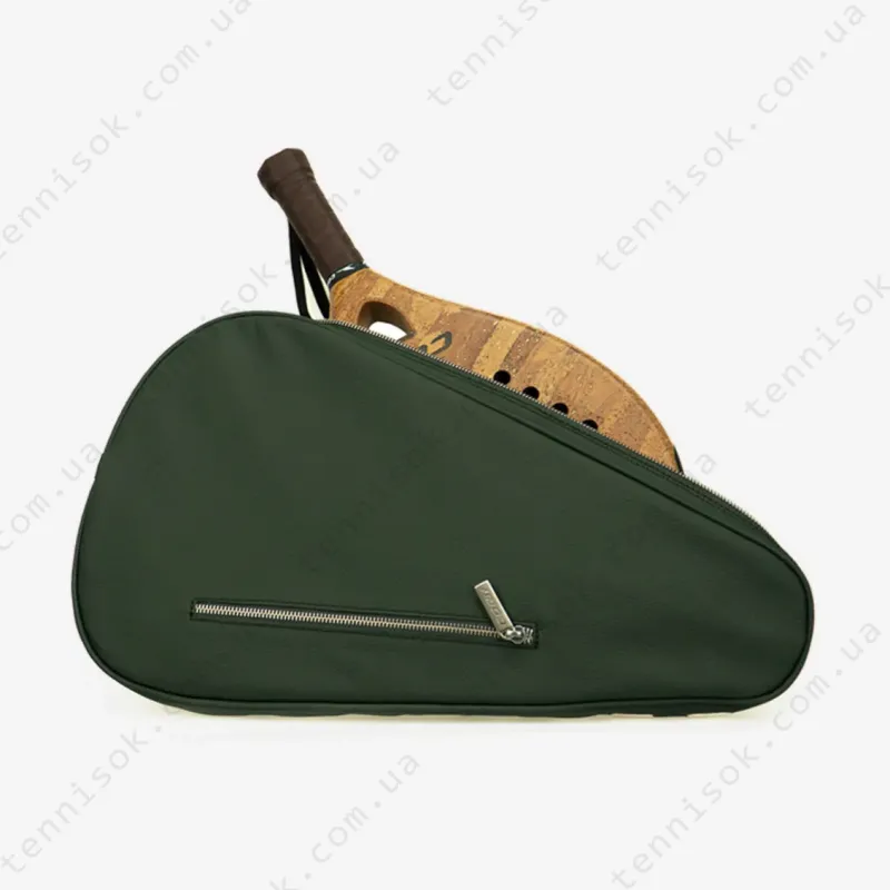 Чехол для падел ракетки Cork Padel Racket Leather Cover Green