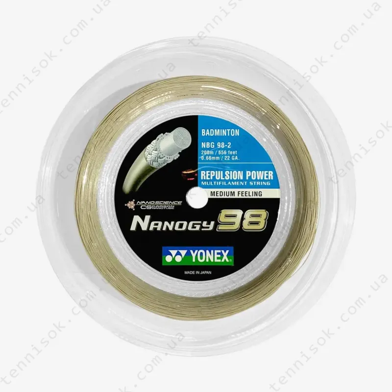 Струни Yonex Nanogy-98 (200m) Cosmic Gold