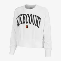 Толстовка жіноча Nike Court Heritage Oversized Crew-Neck Graphic Tennis FQ2242-100