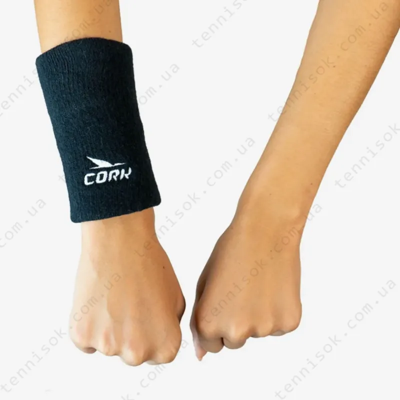 Напульсники для паделу Cork Padel Wristband Black