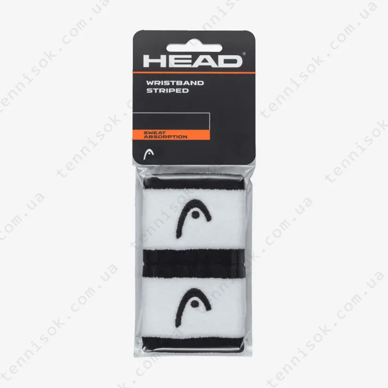 Напульсники Head Wristband striped 2.5 BKWH 285865